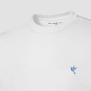 The Proper Crew Neck ™ White [Baby Blue Dove] - The Proper Label ™