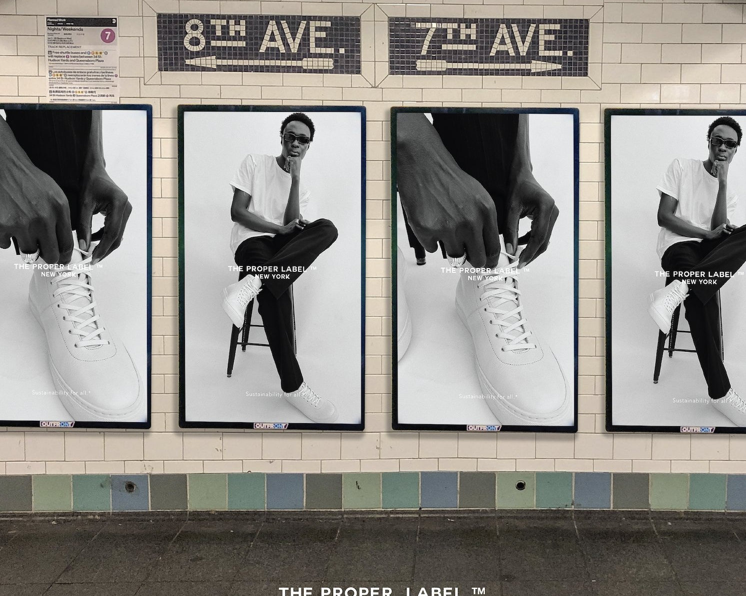 New York, Subway, Billboard – Advertising 002. - The Proper Label ®