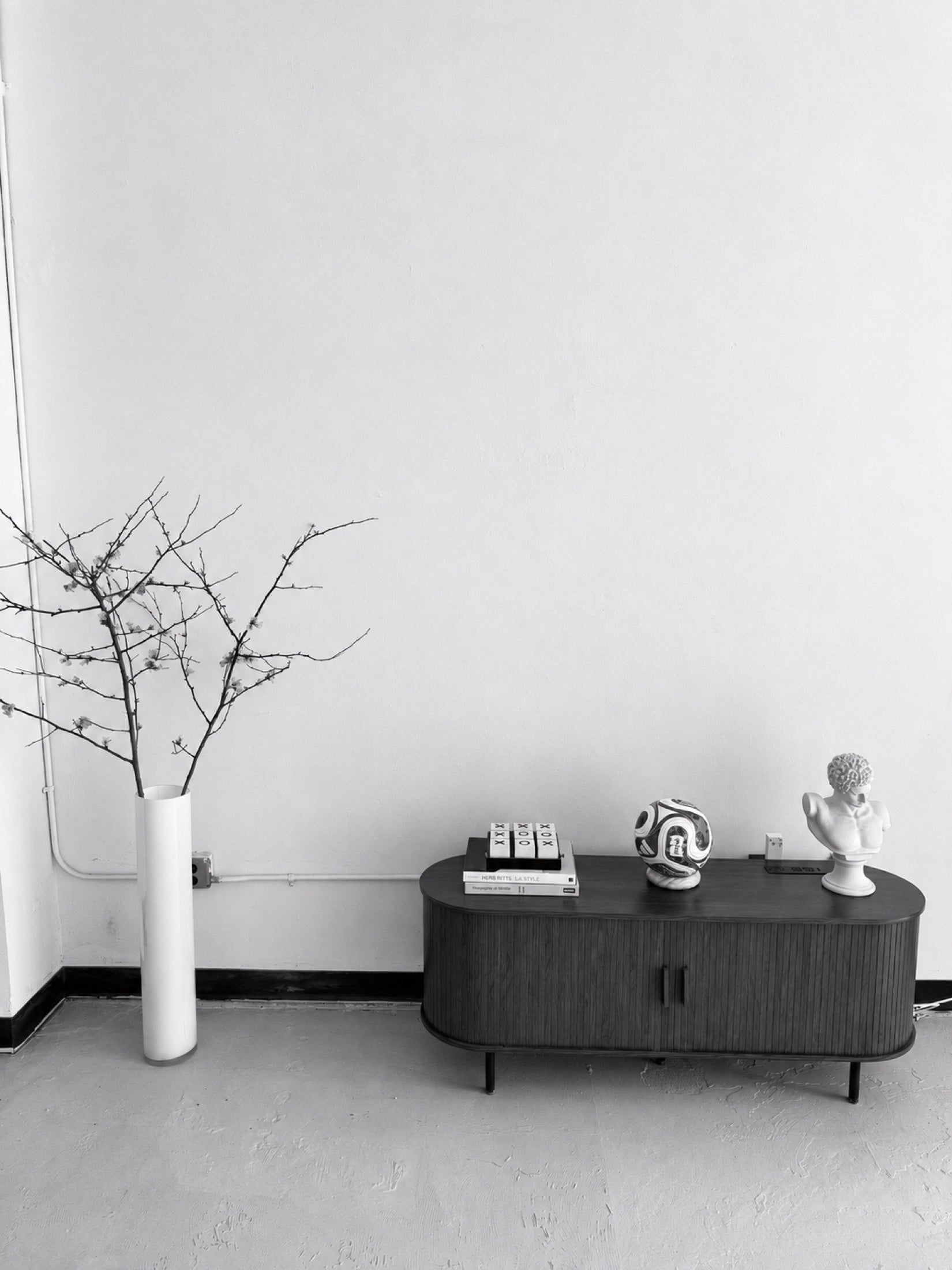 A ball, a bust, a branch and the daily arrangement of the House.