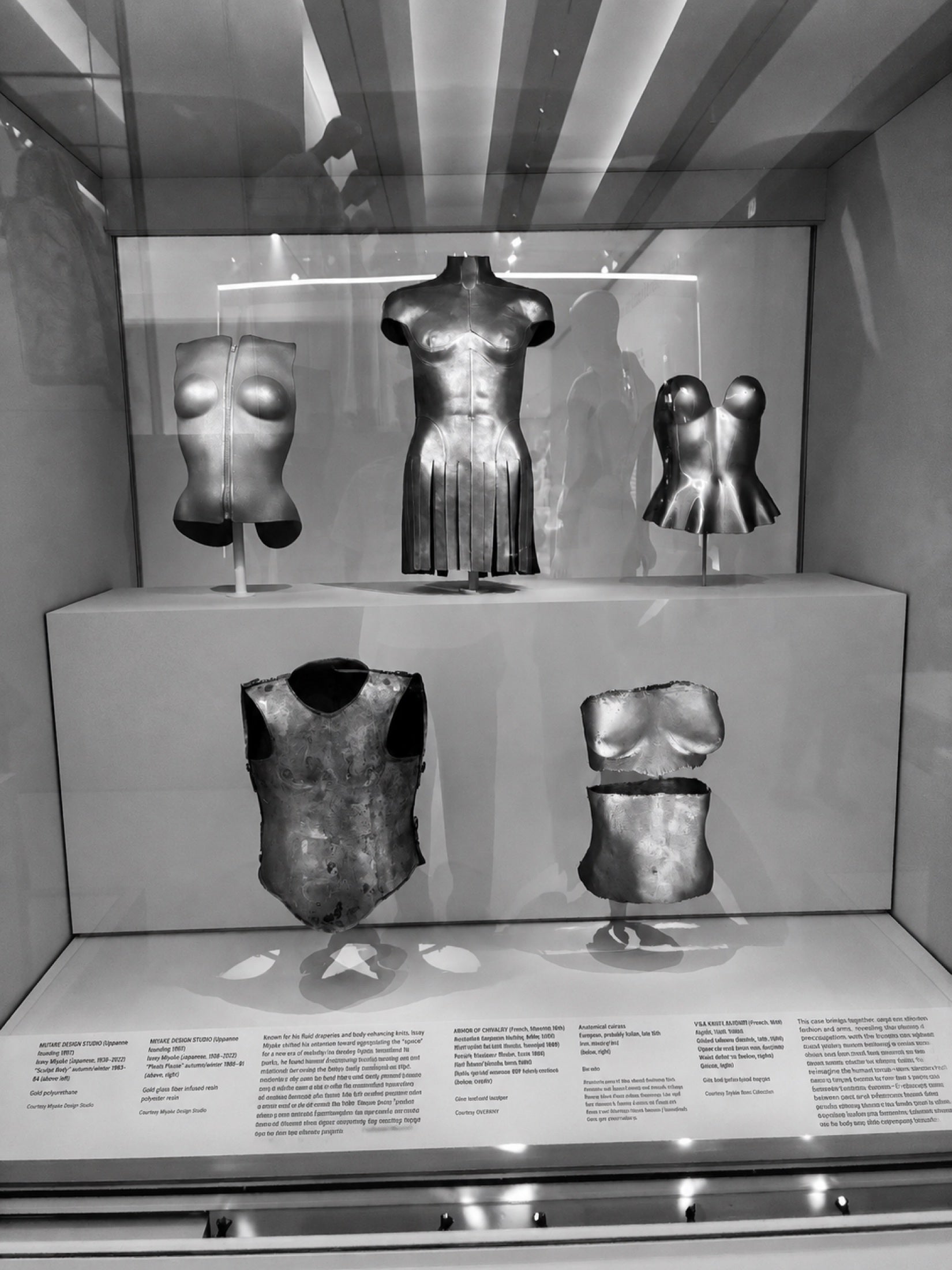 Museum objects and the practice of looking beyond a garment rail.