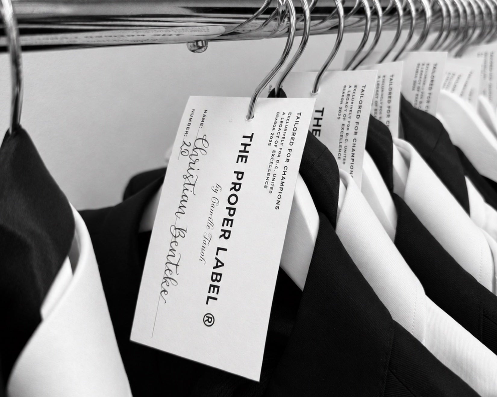 The personal detail inside a wardrobe made for a club.