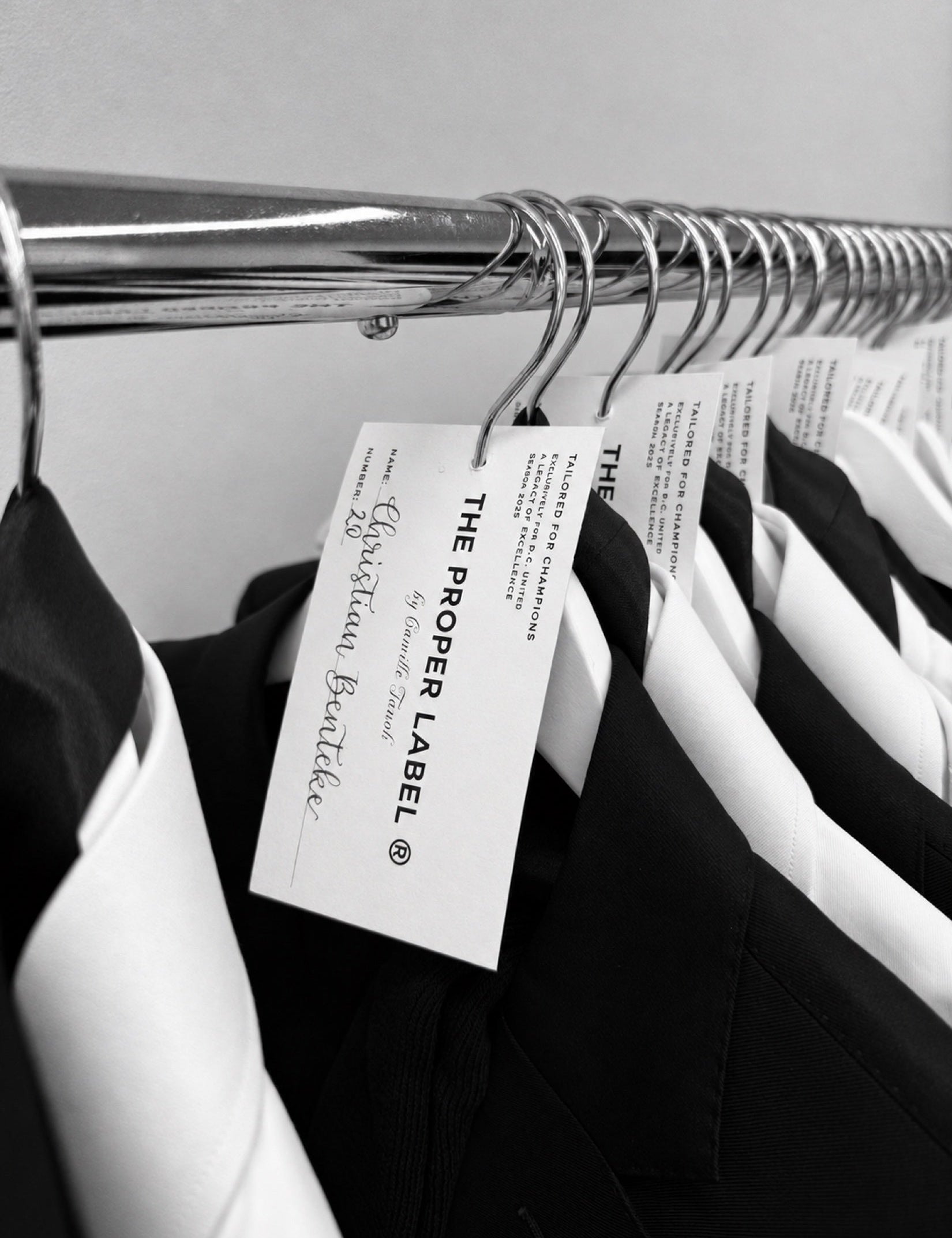 The personal detail inside a wardrobe made for a club.