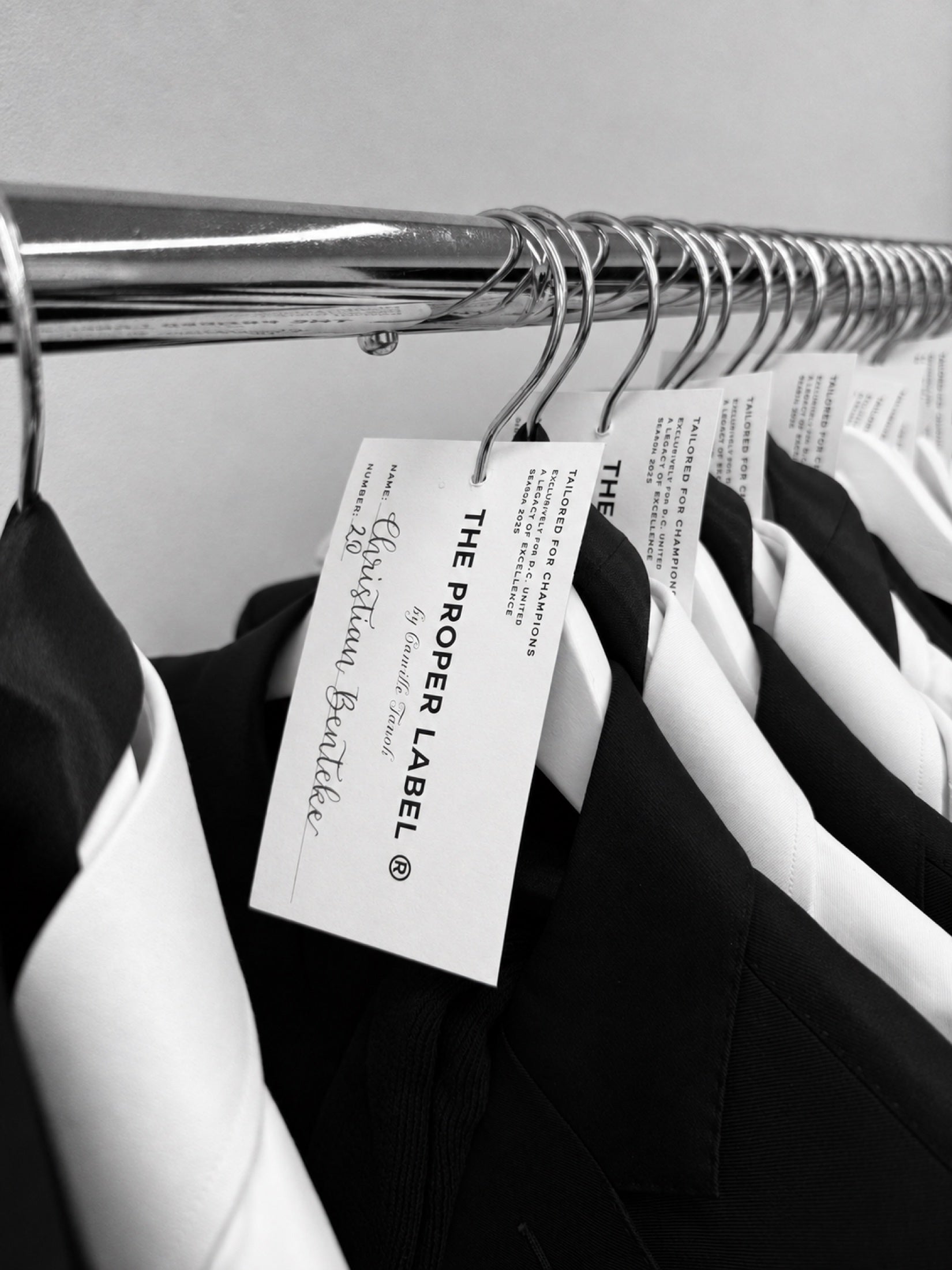 The personal detail inside a wardrobe made for a club.