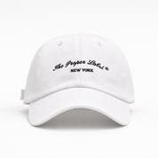 Signature Proper Cap Blanc