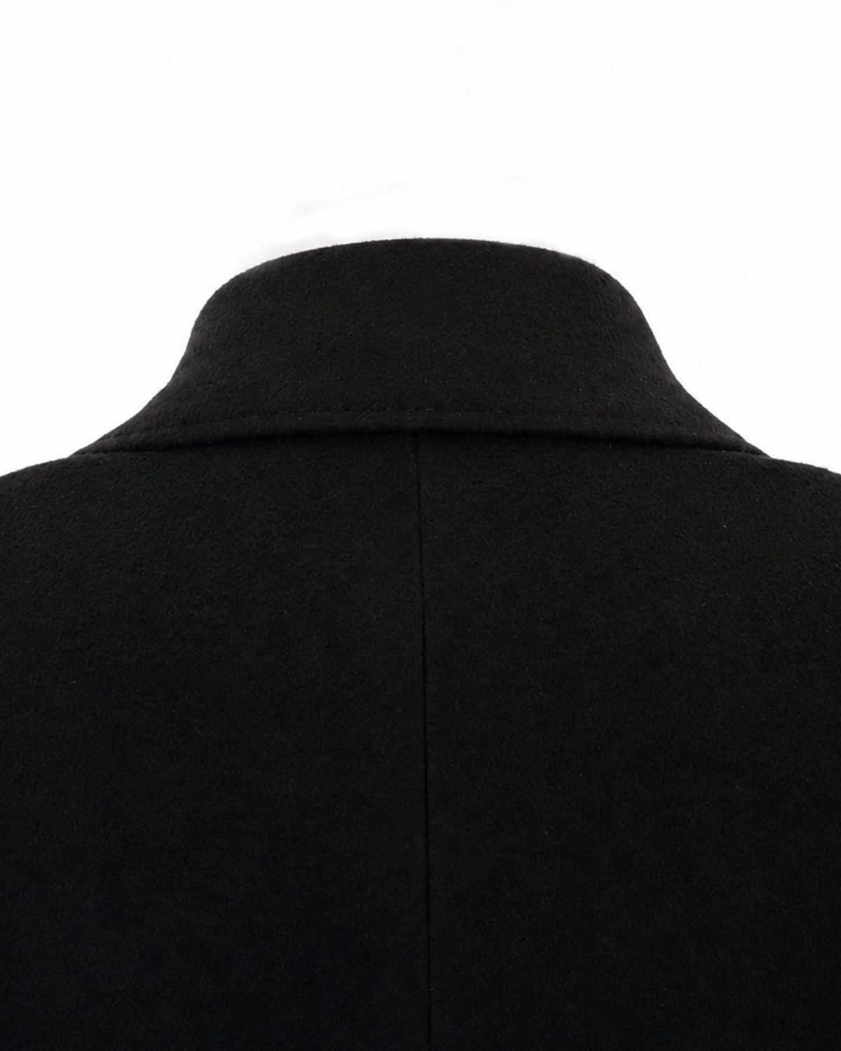 The Legacy Wool & Cashmere Overcoat — back collar detail