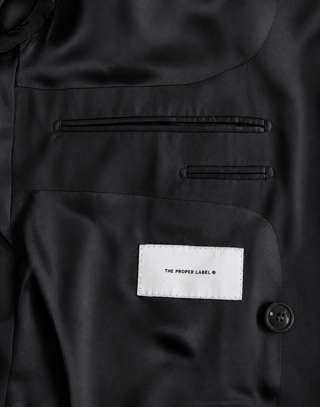 Grand Street Double-Breasted Jacket Noir