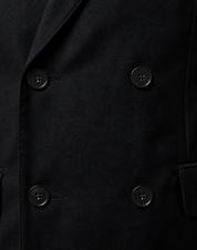 Grand Street Double-Breasted Jacket Noir