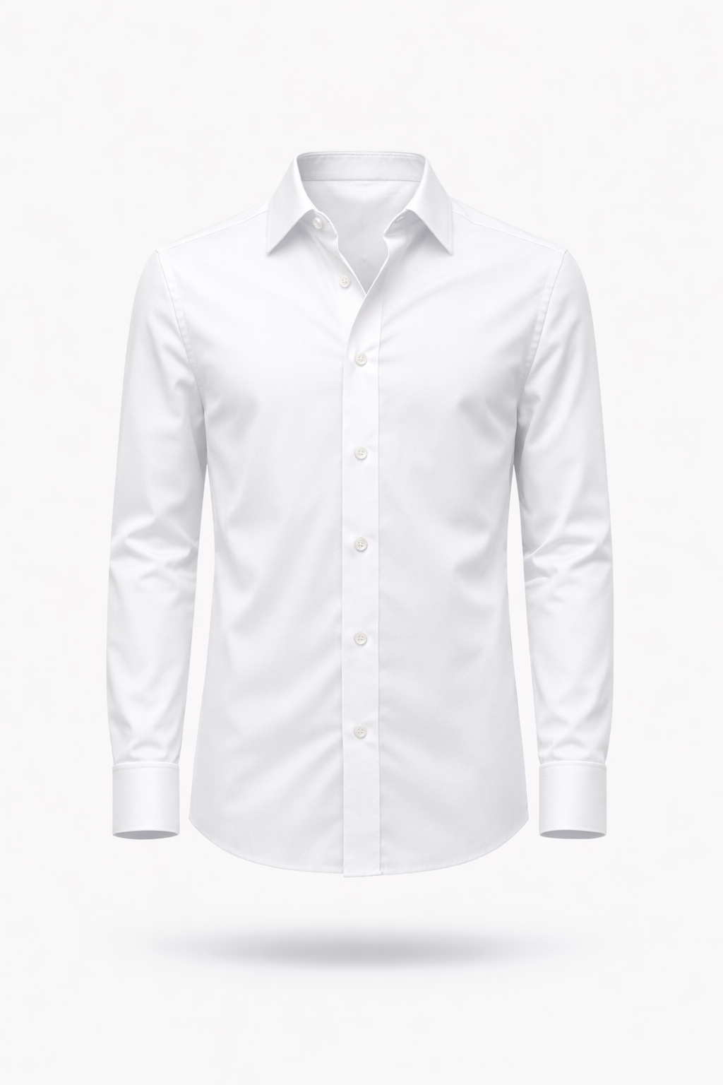 Signature Poplin Shirt by The Proper Label, white cotton shirting.