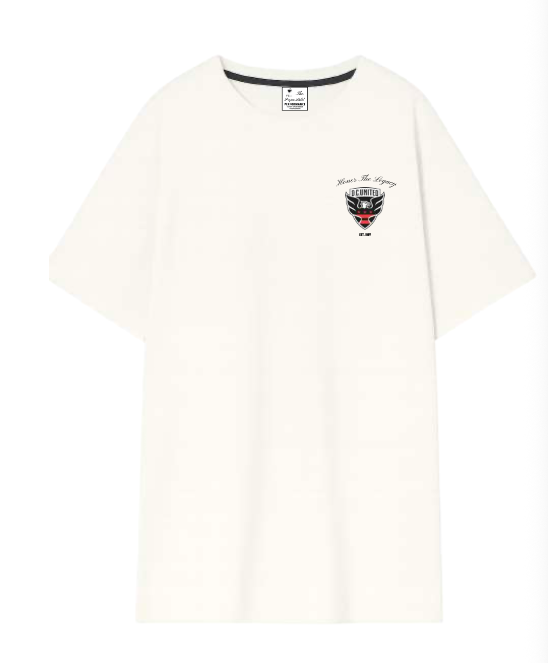 D.C. United — Legacy T-Shirt — front with small D.C. United crest