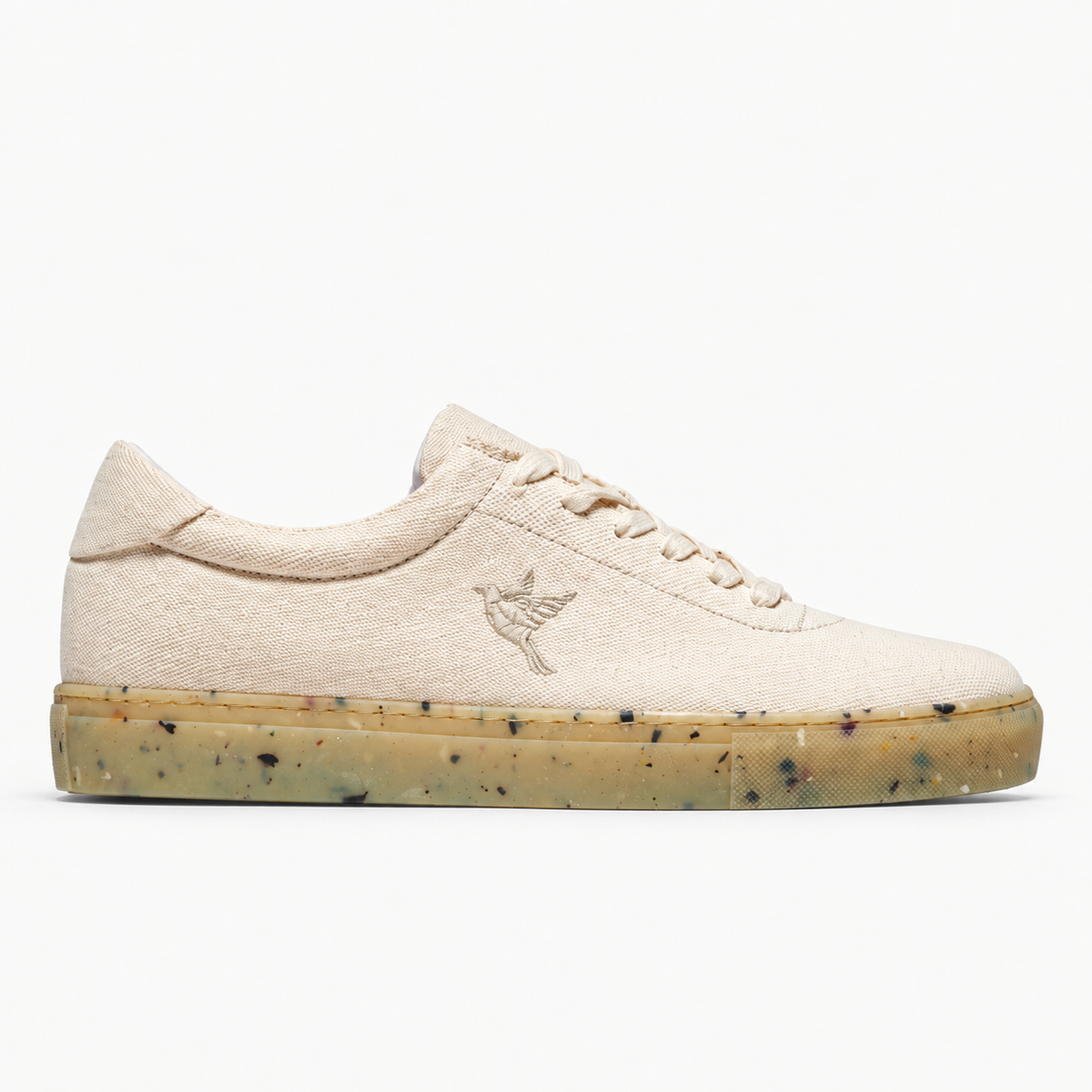 The Hampton Sneaker — Beige — single side profile, Maison product cover.