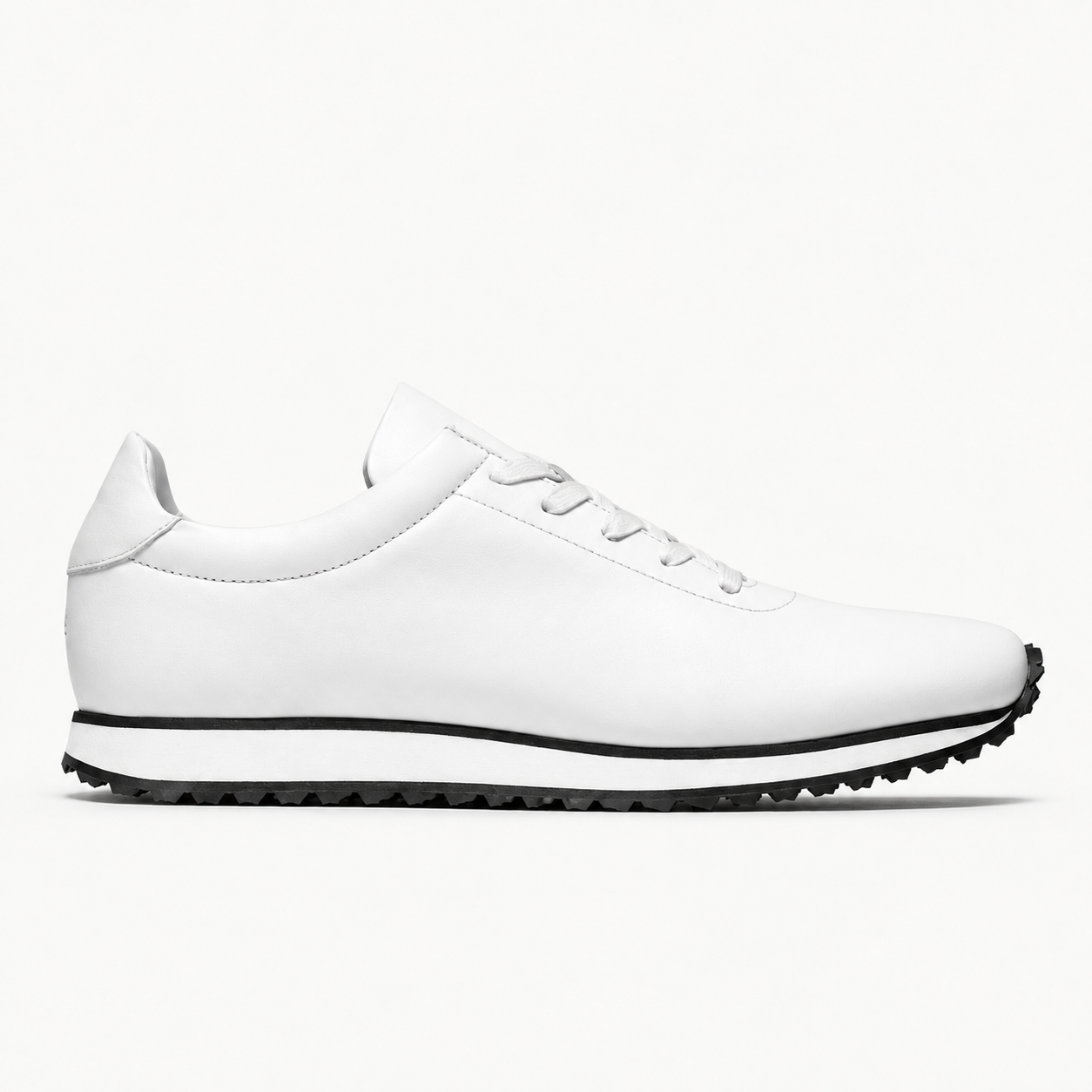 The Proper Runner — White — single side profile, Maison product cover.