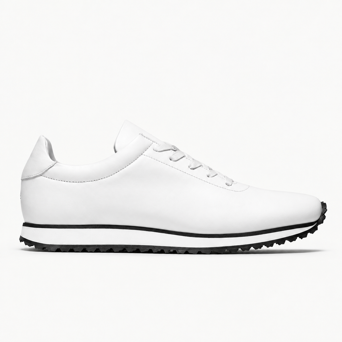 The Proper Runner — White — single side profile, Maison product cover.