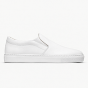 The Proper Slip-On — White — single side profile, Maison product cover.