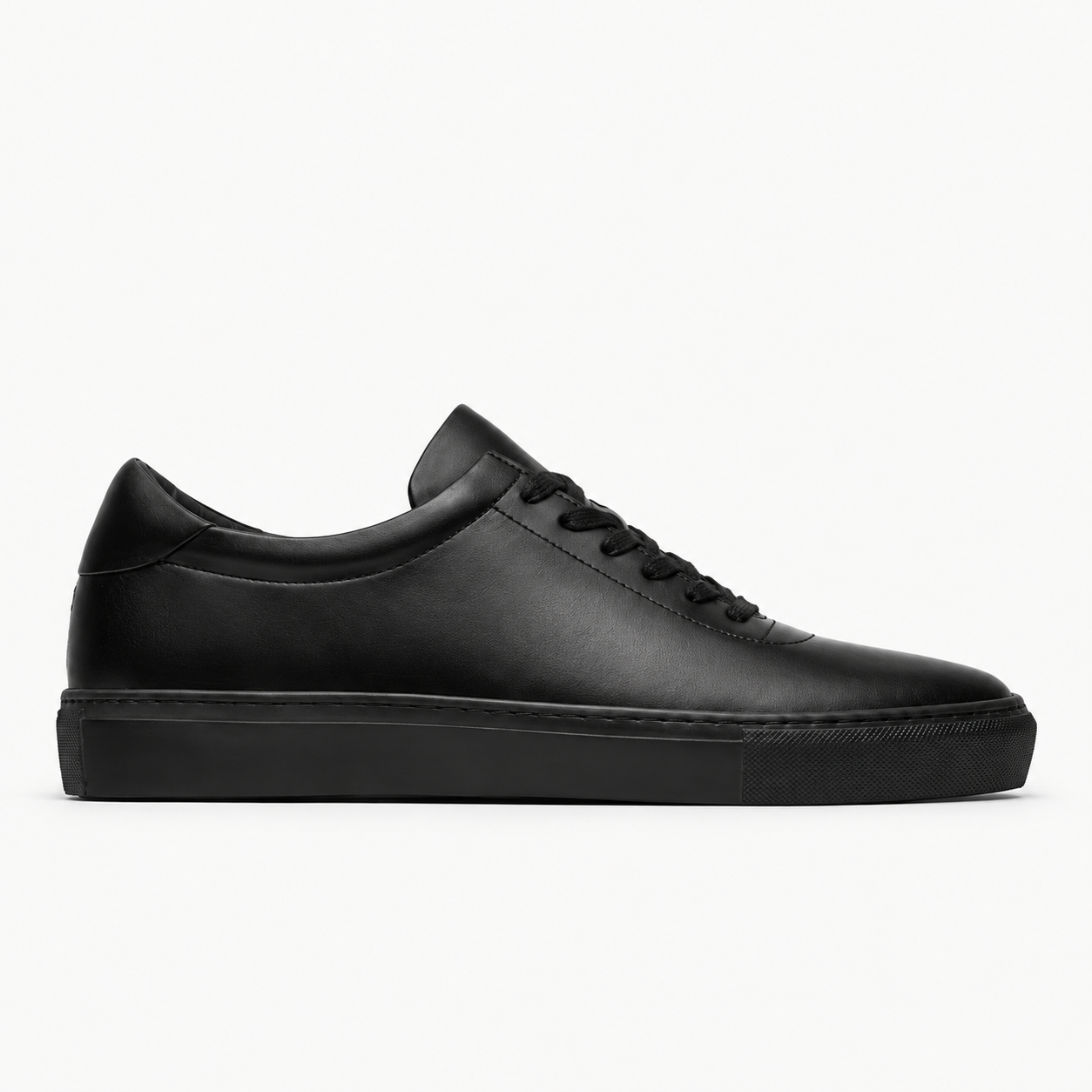 The Proper Sneaker — Black — single side profile, Maison product cover.