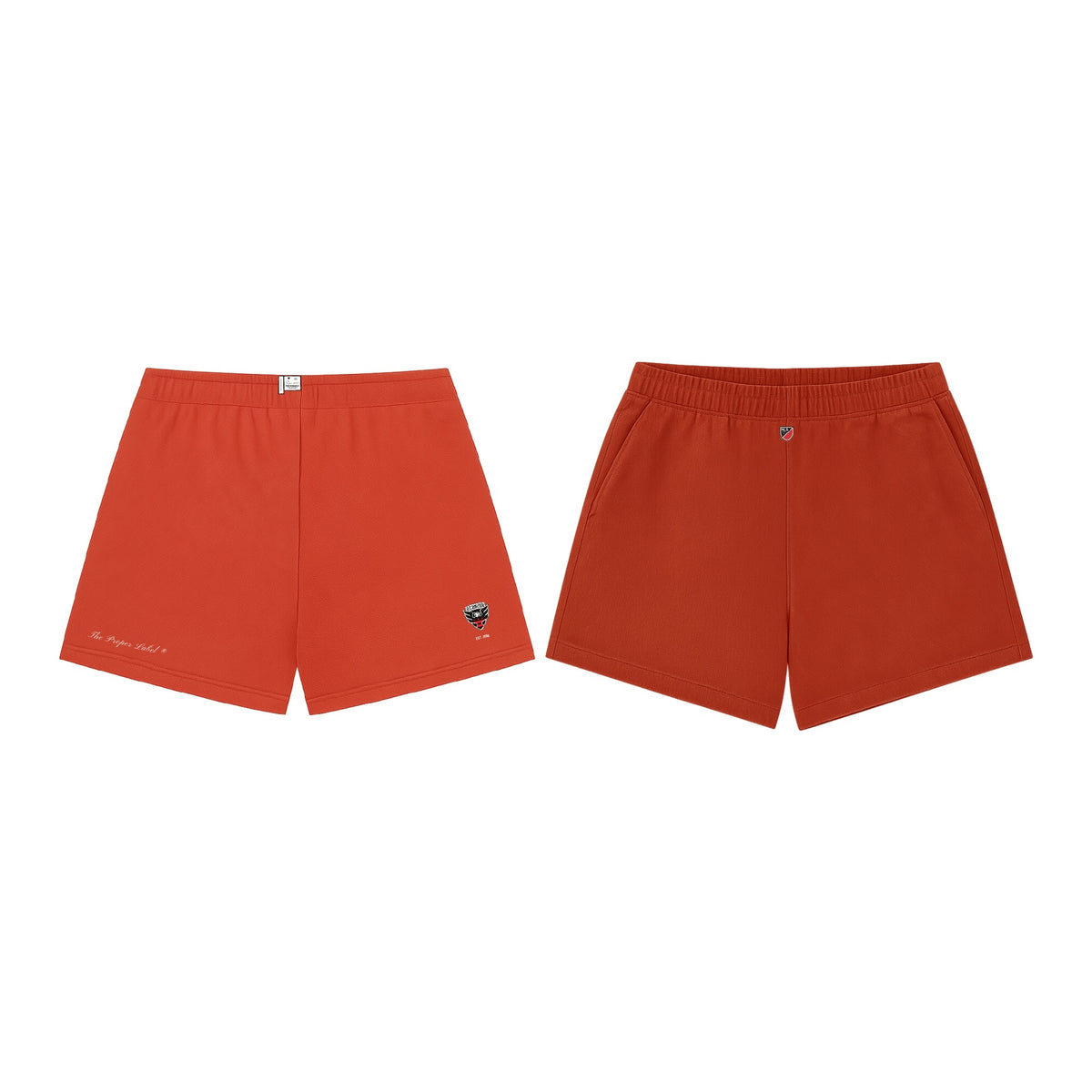D.C. United — Heritage Femme Short — Stonewash Red — design illustration