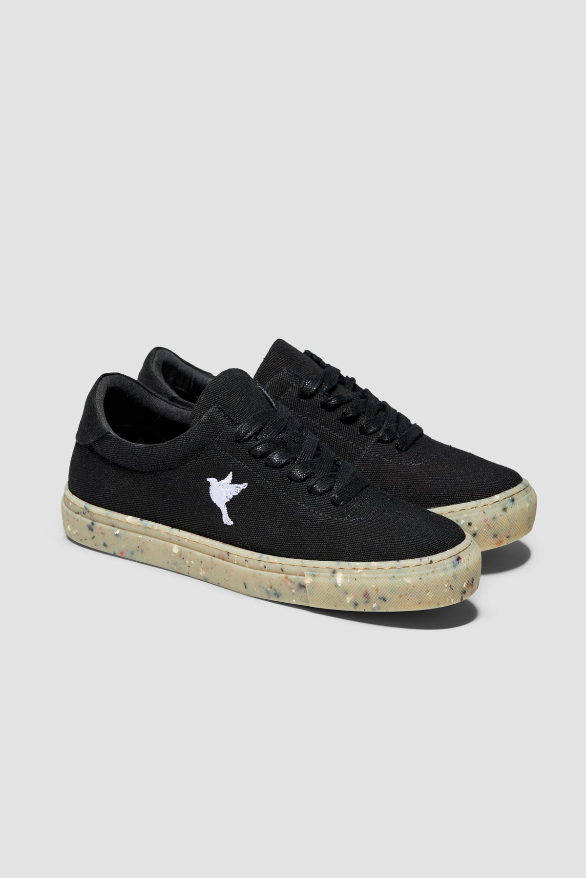 The Hampton Sneaker — Black — studio view 02
