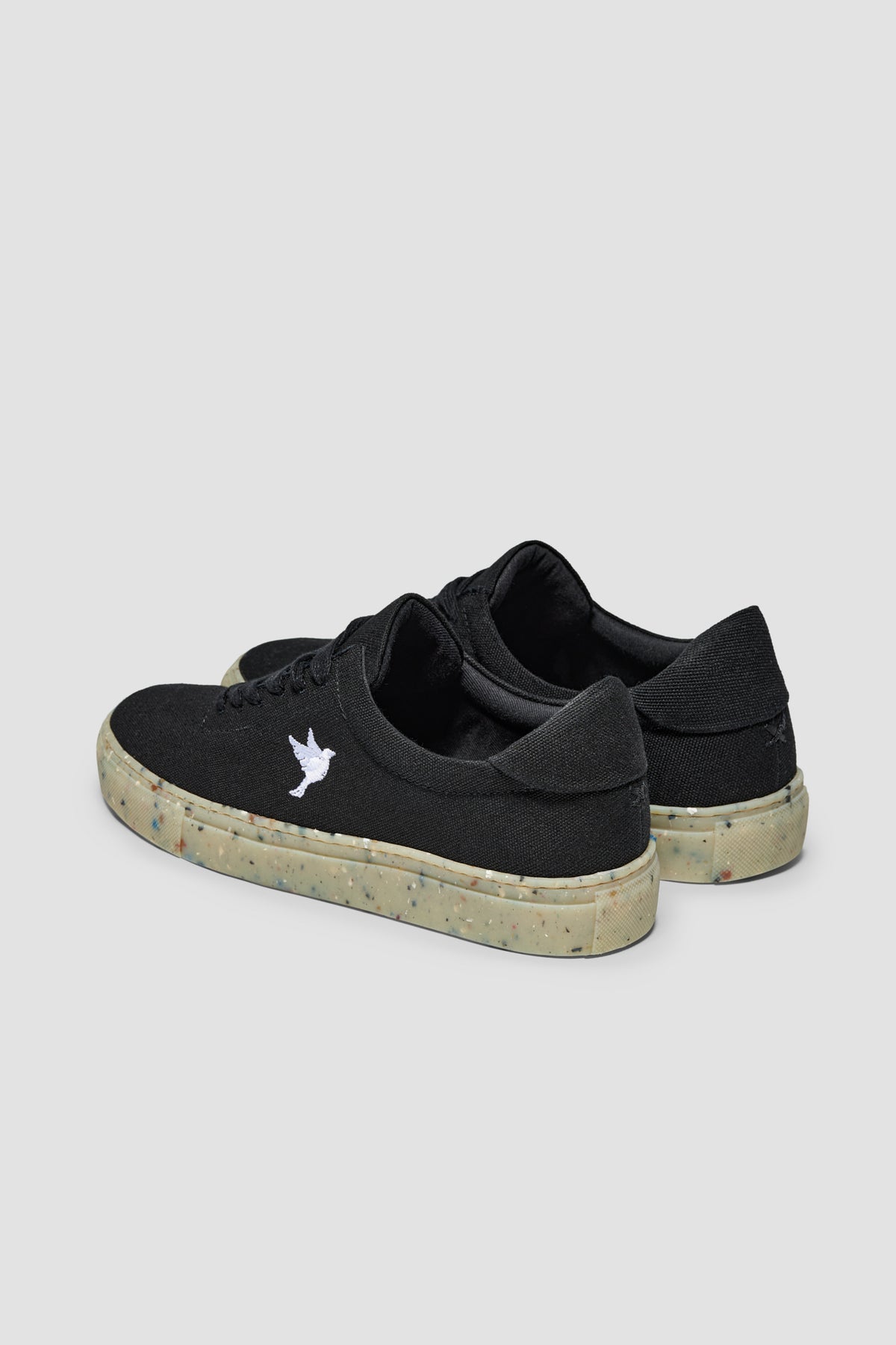 The Hampton Sneaker — Black — studio view 03