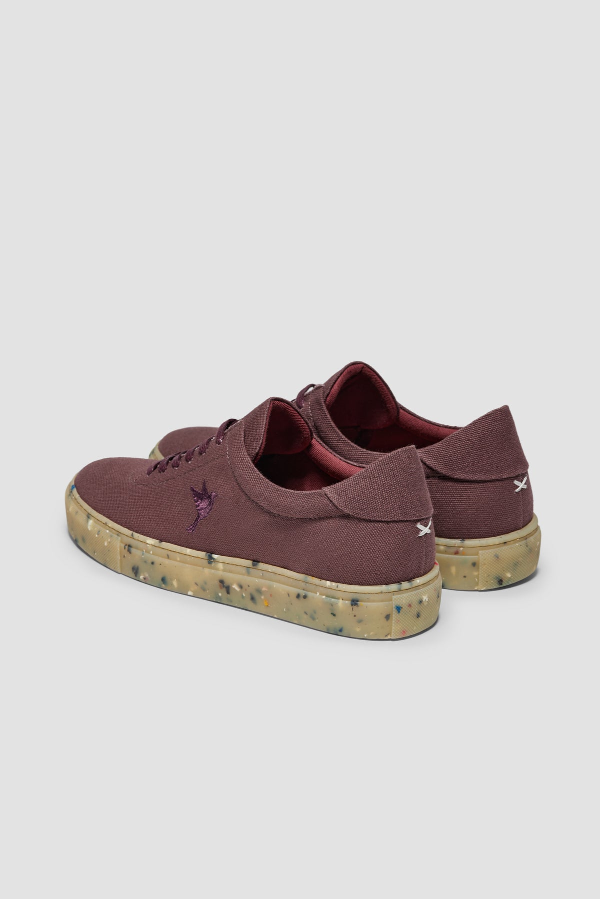 The Hampton Sneaker — Bordeaux — studio view 03