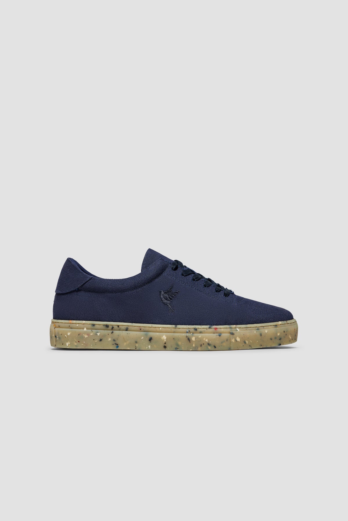 The Hampton Sneaker — Navy — studio view 01