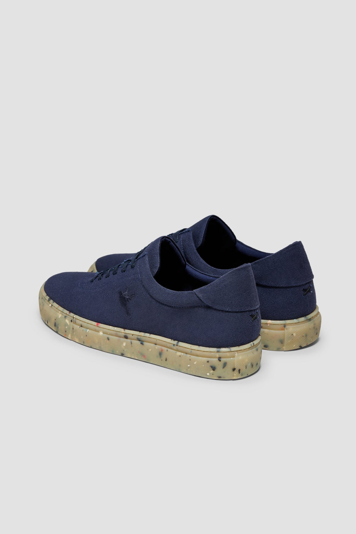 The Hampton Sneaker — Navy — studio view 03