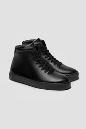 The Proper High-Top Sneaker — Black — studio view 02
