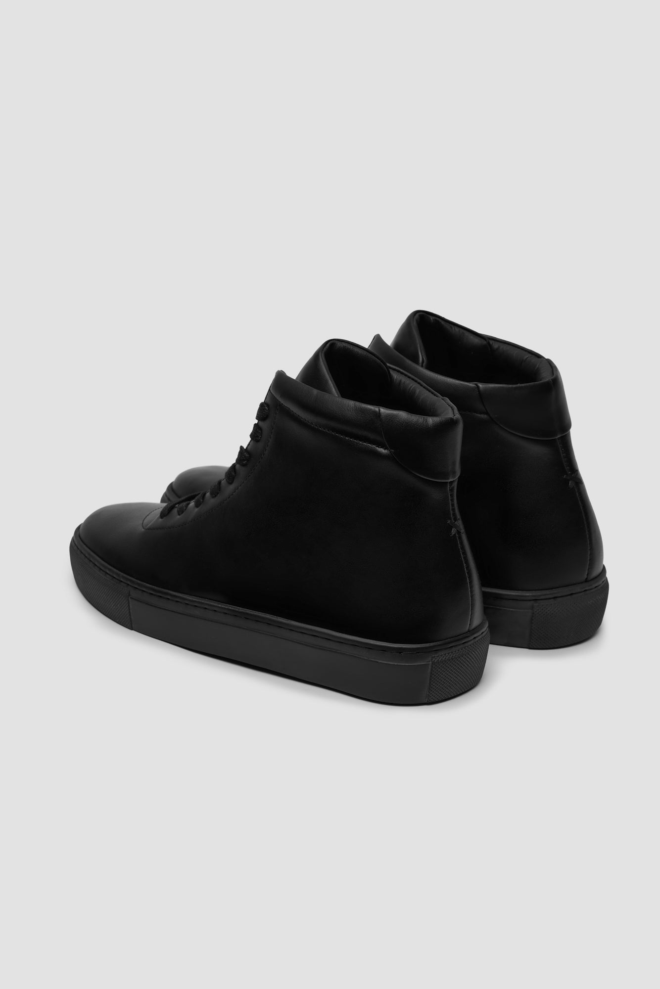 The Proper High-Top Sneaker — Black — studio view 03