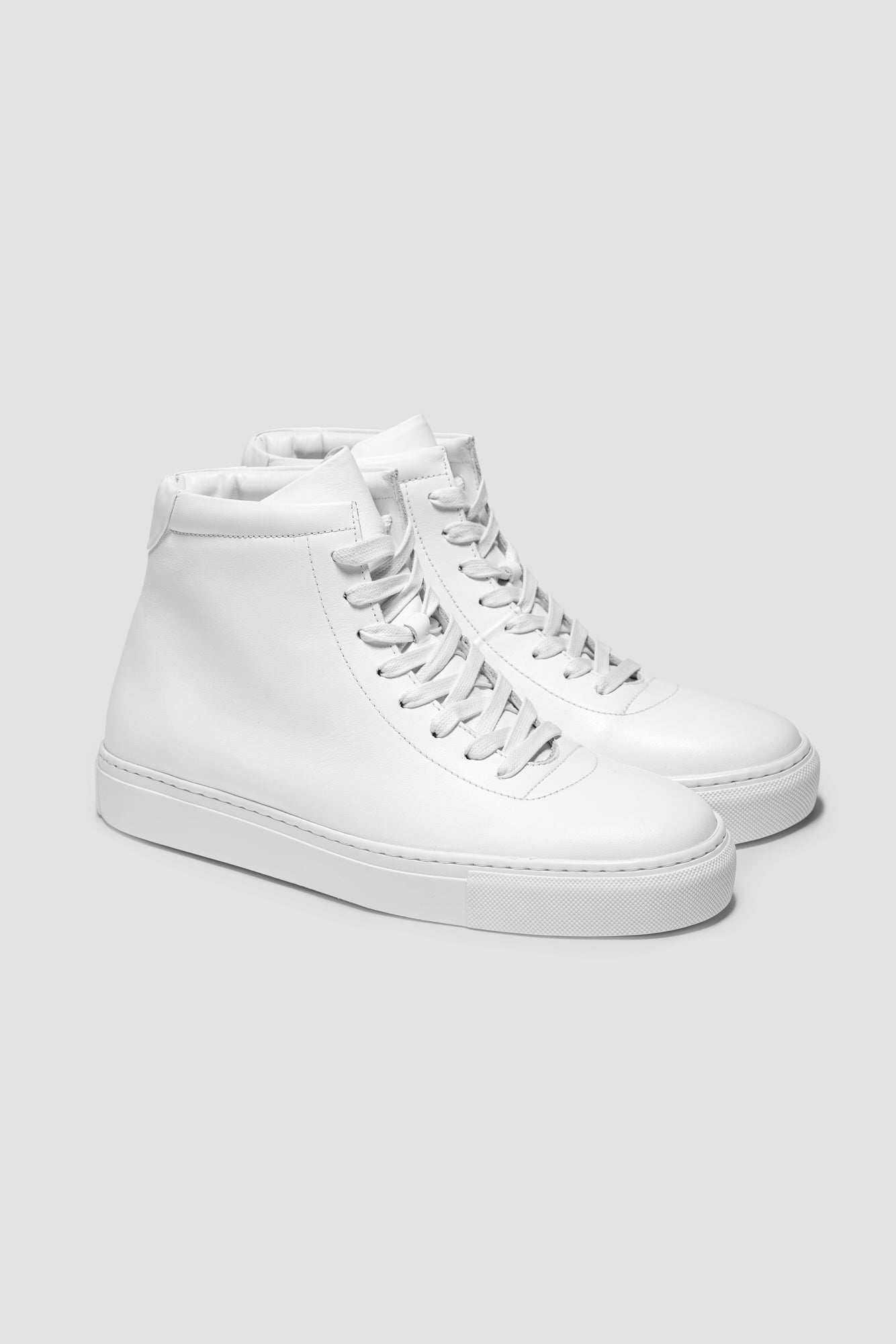 The Proper High-Top Sneaker — White — studio view 02
