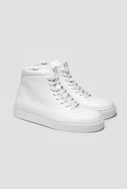 The Proper High-Top Sneaker — White — studio view 02