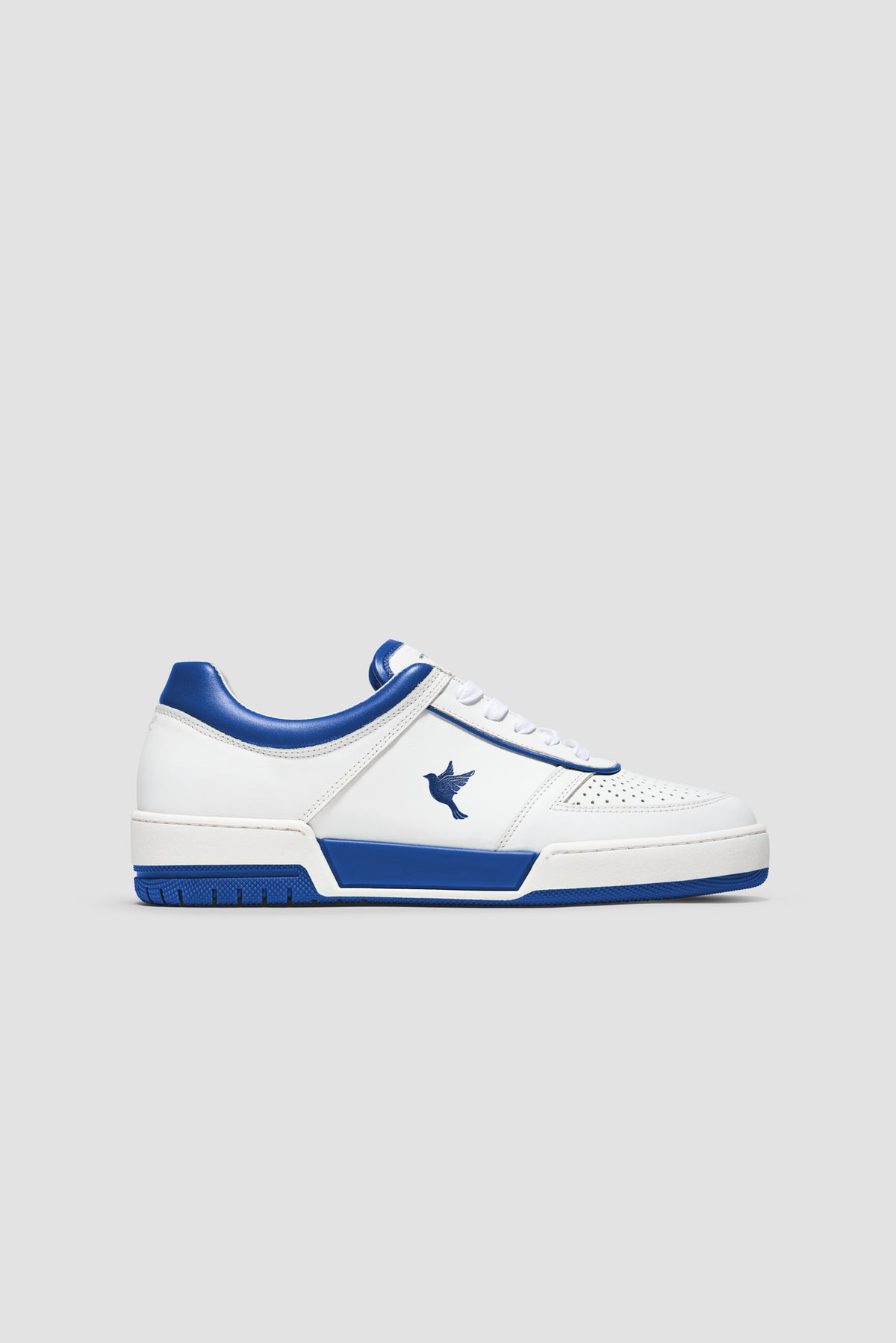The PR003 — White / Blue — studio view 01