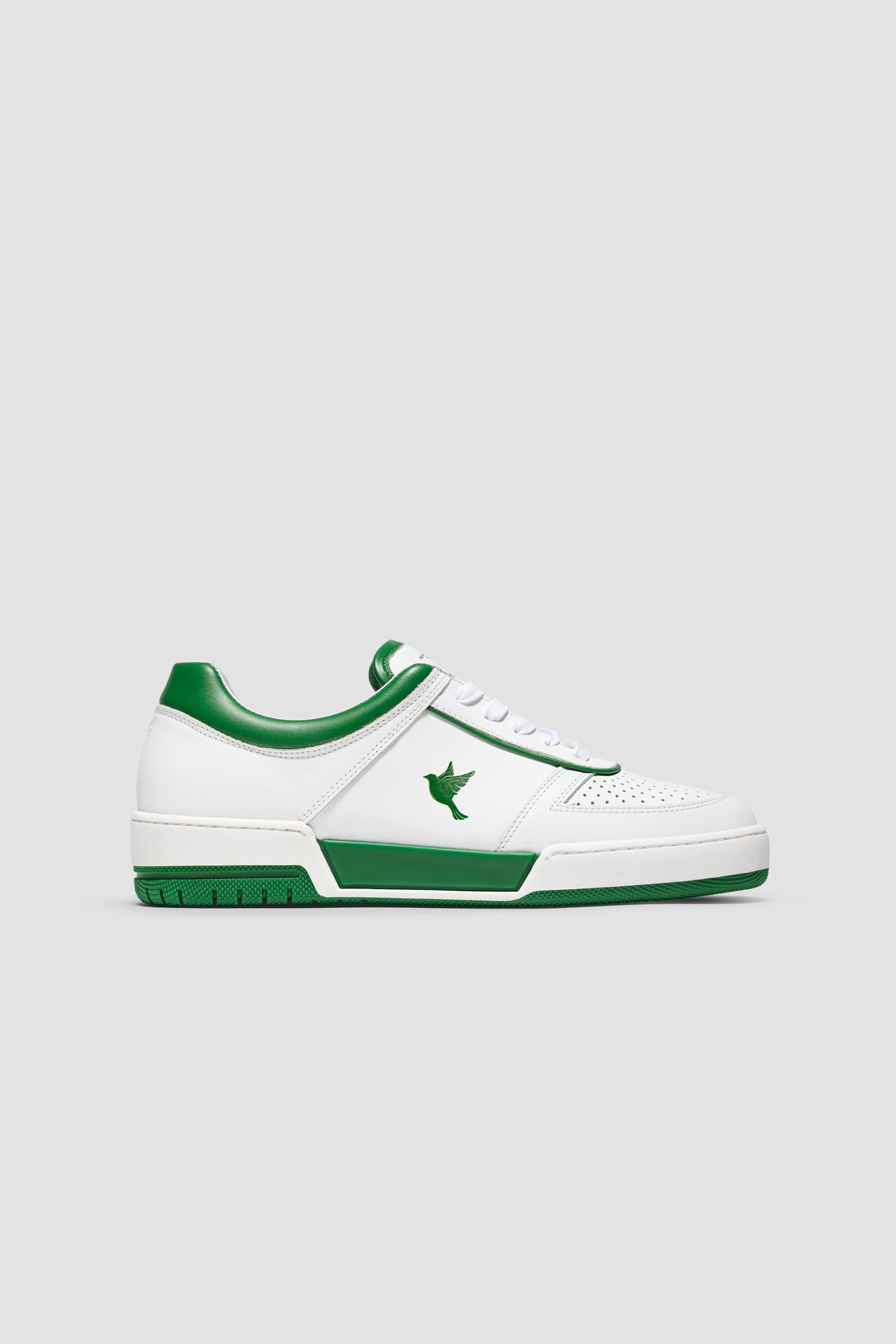 The PR003 — White / Green — studio view 01