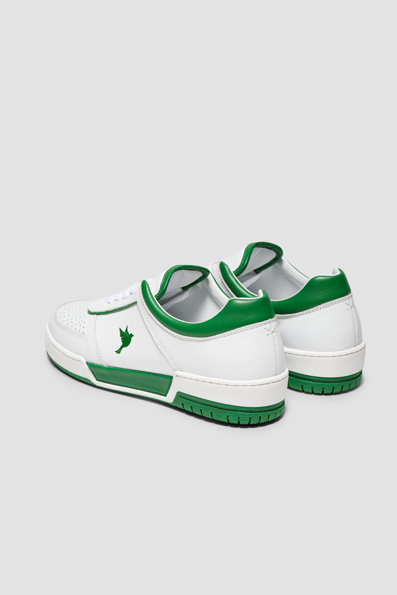 The PR003 — White / Green — studio view 03