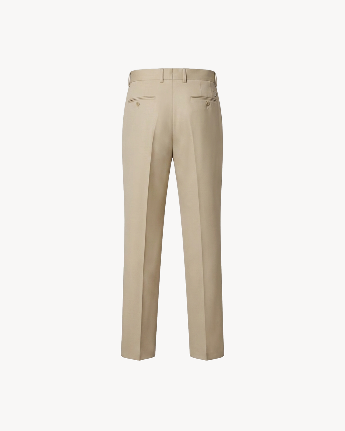 The Proper Wool Trousers — Beige — back view