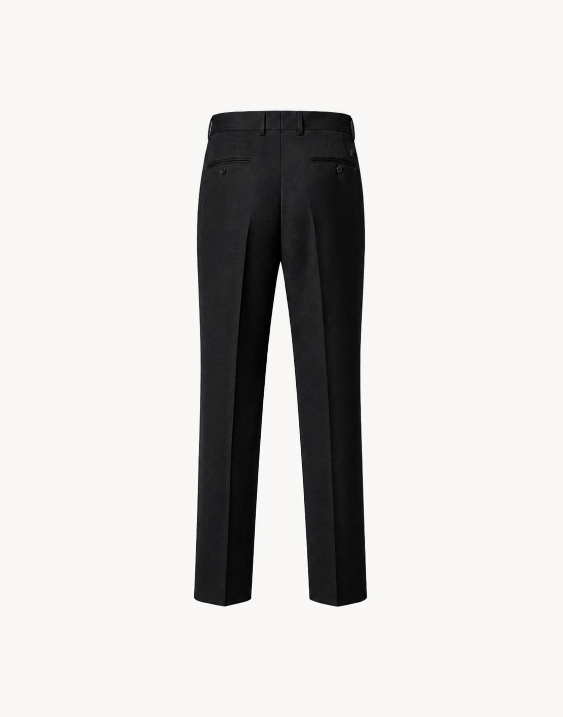 The Proper Wool Trousers — Noir — back view