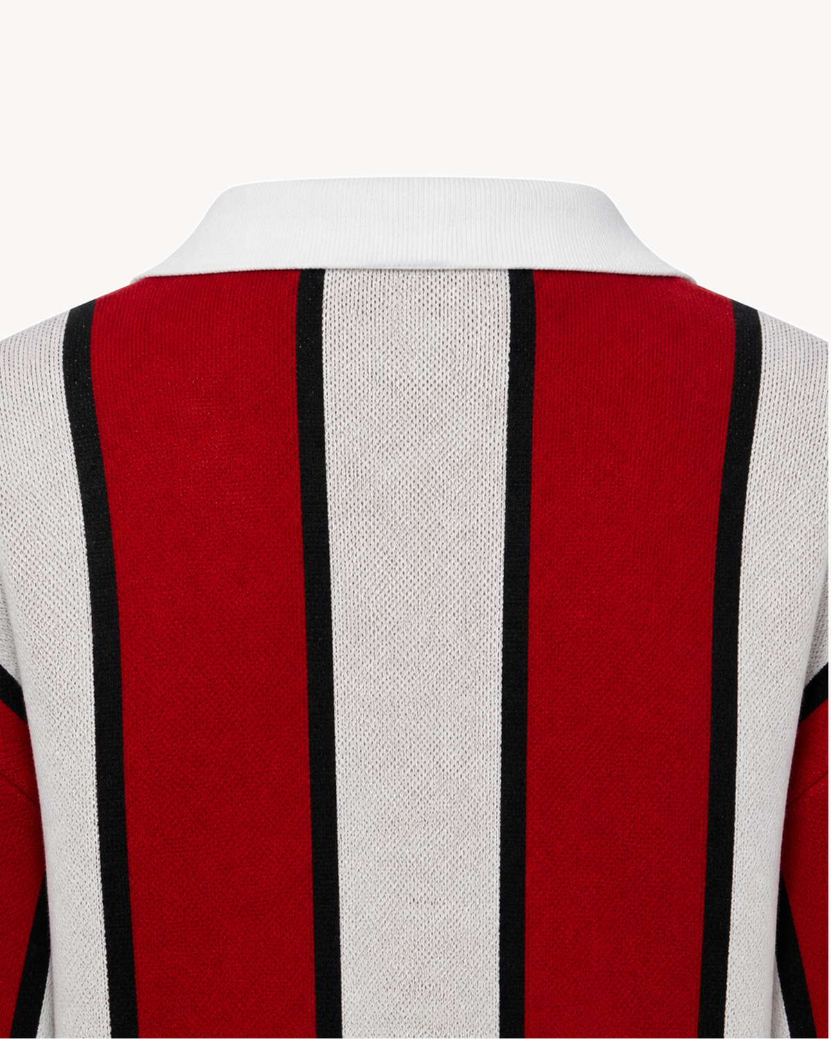 Knit Jersey — Rouge — back shoulder and stripe detail