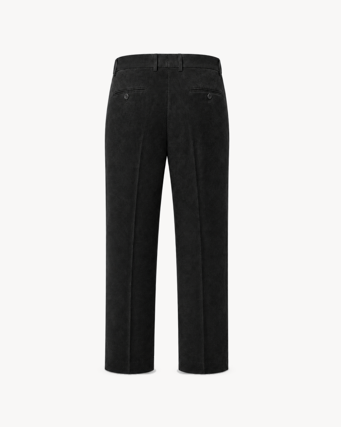 The Proper Corduroy Trousers — Noir — back view