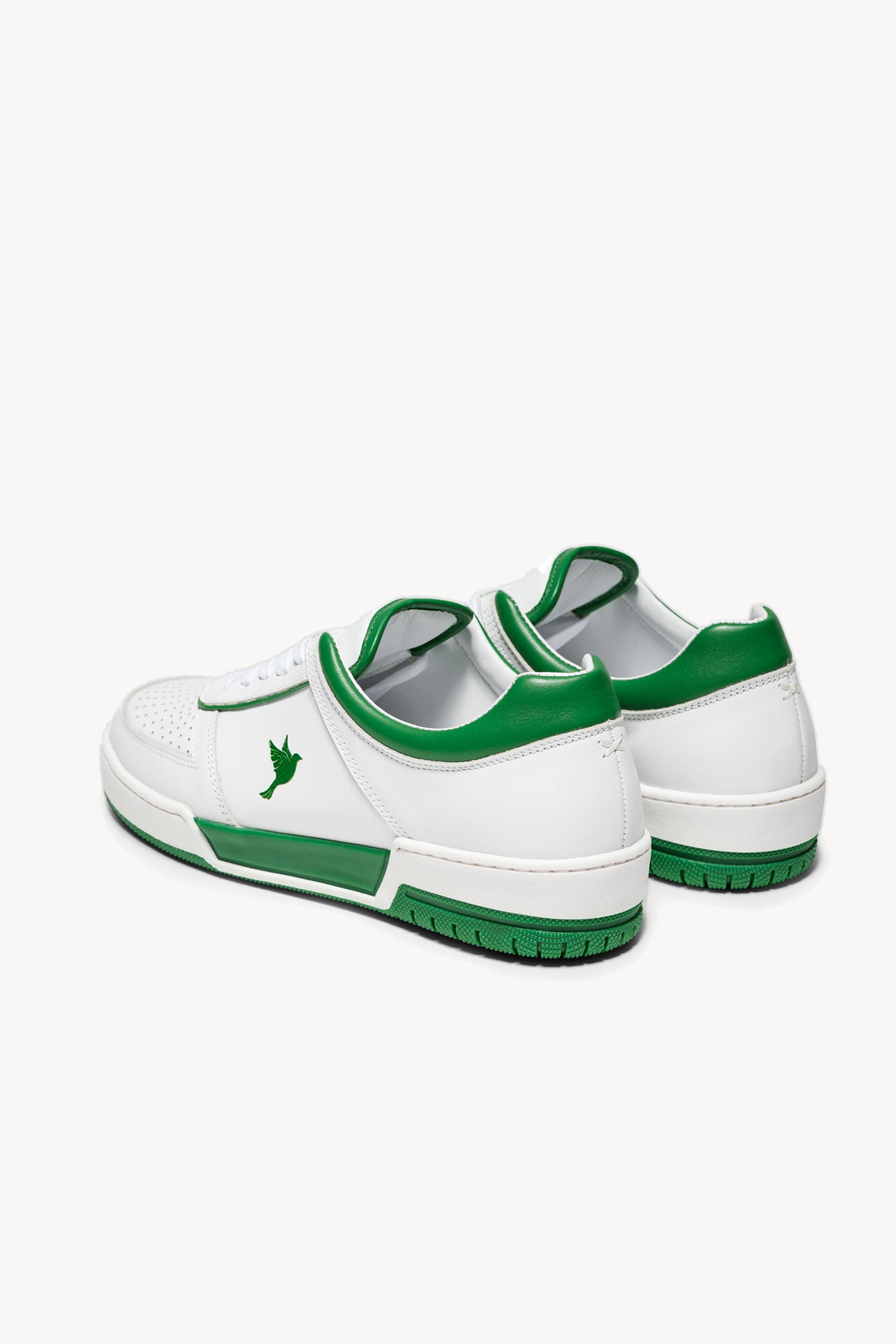 The PR003 — White / Green — studio view 03