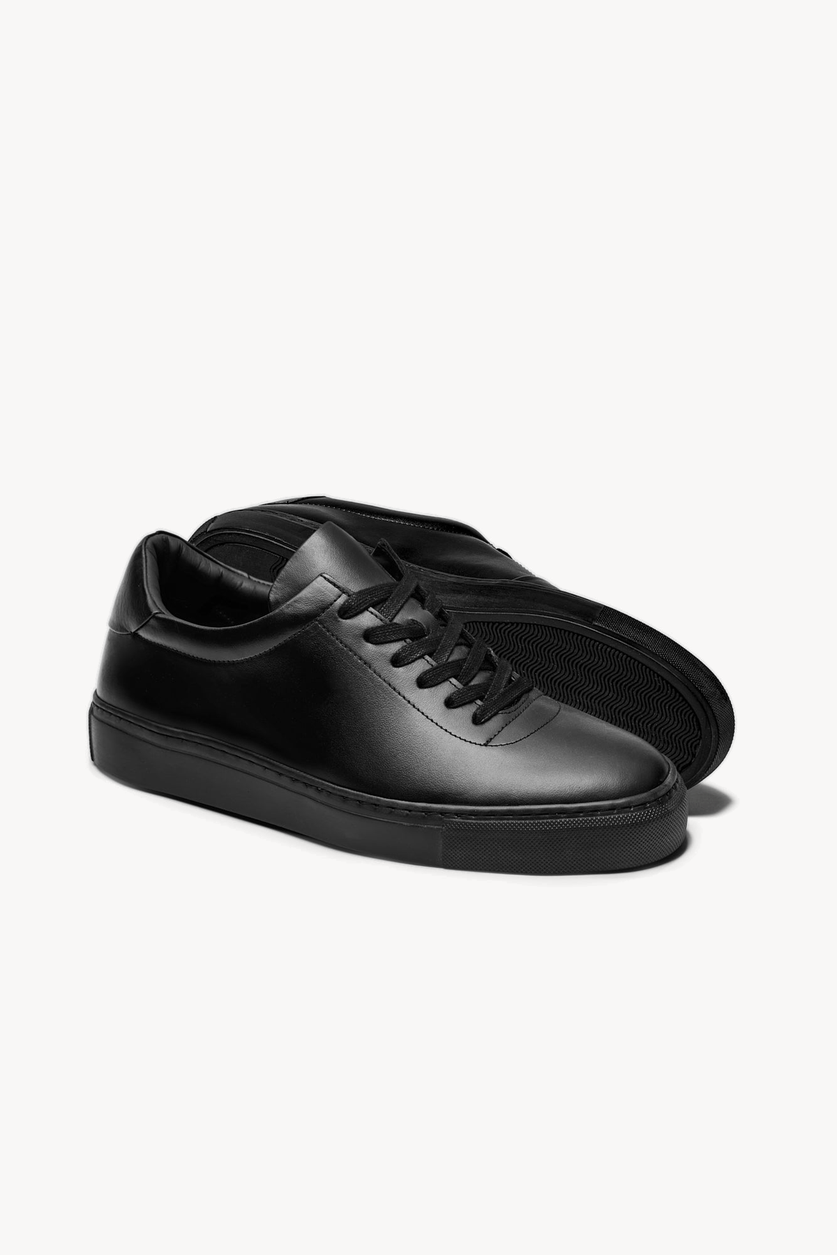 The Proper Sneaker — Black — studio view 04