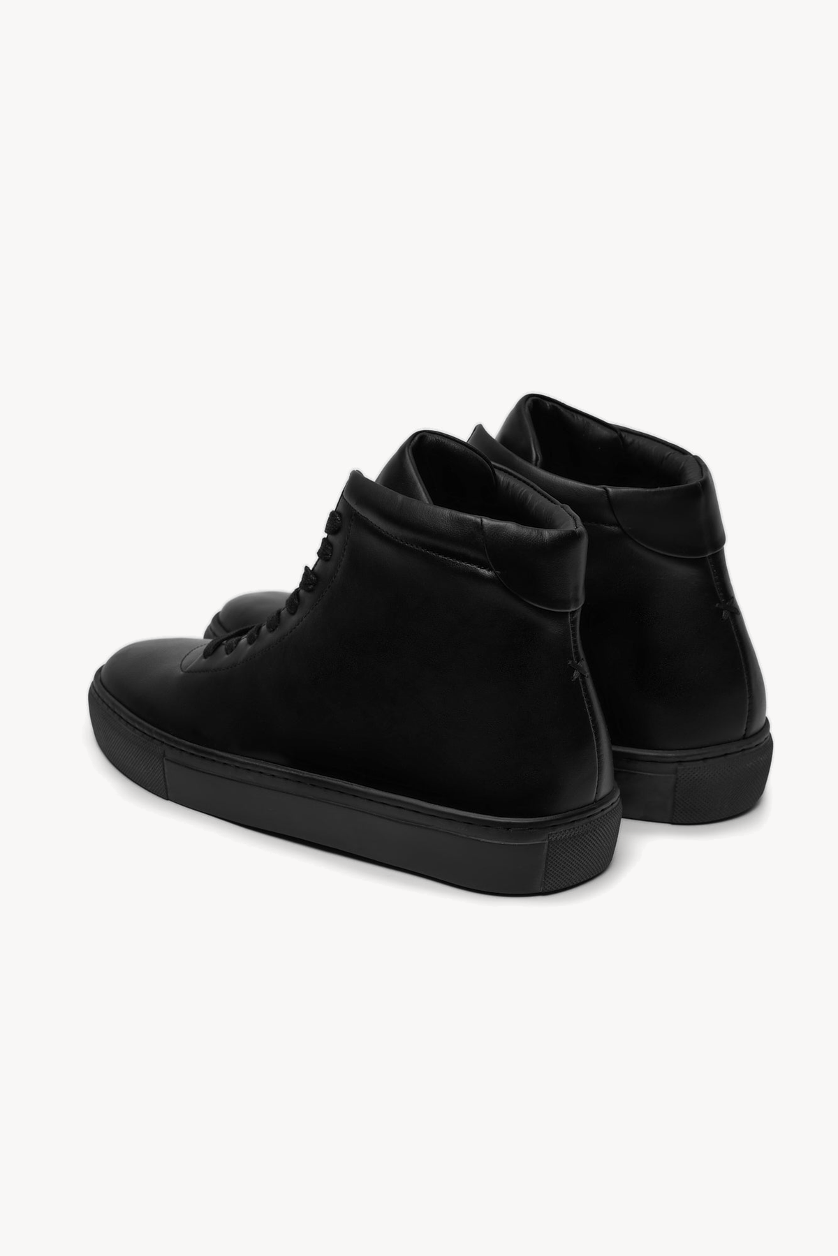 The Proper High-Top Sneaker — Black — studio view 03