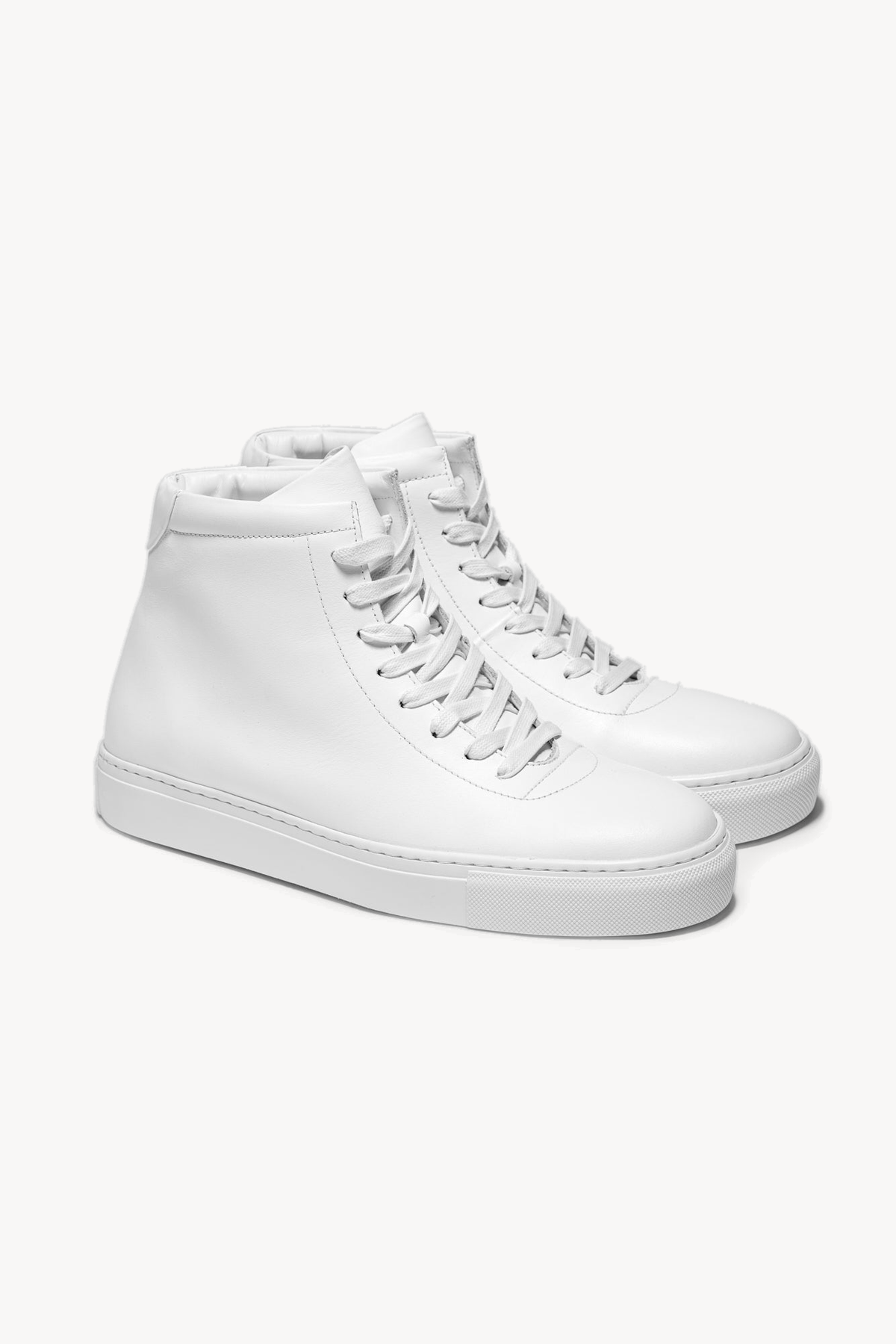 The Proper High-Top Sneaker — White — studio view 02
