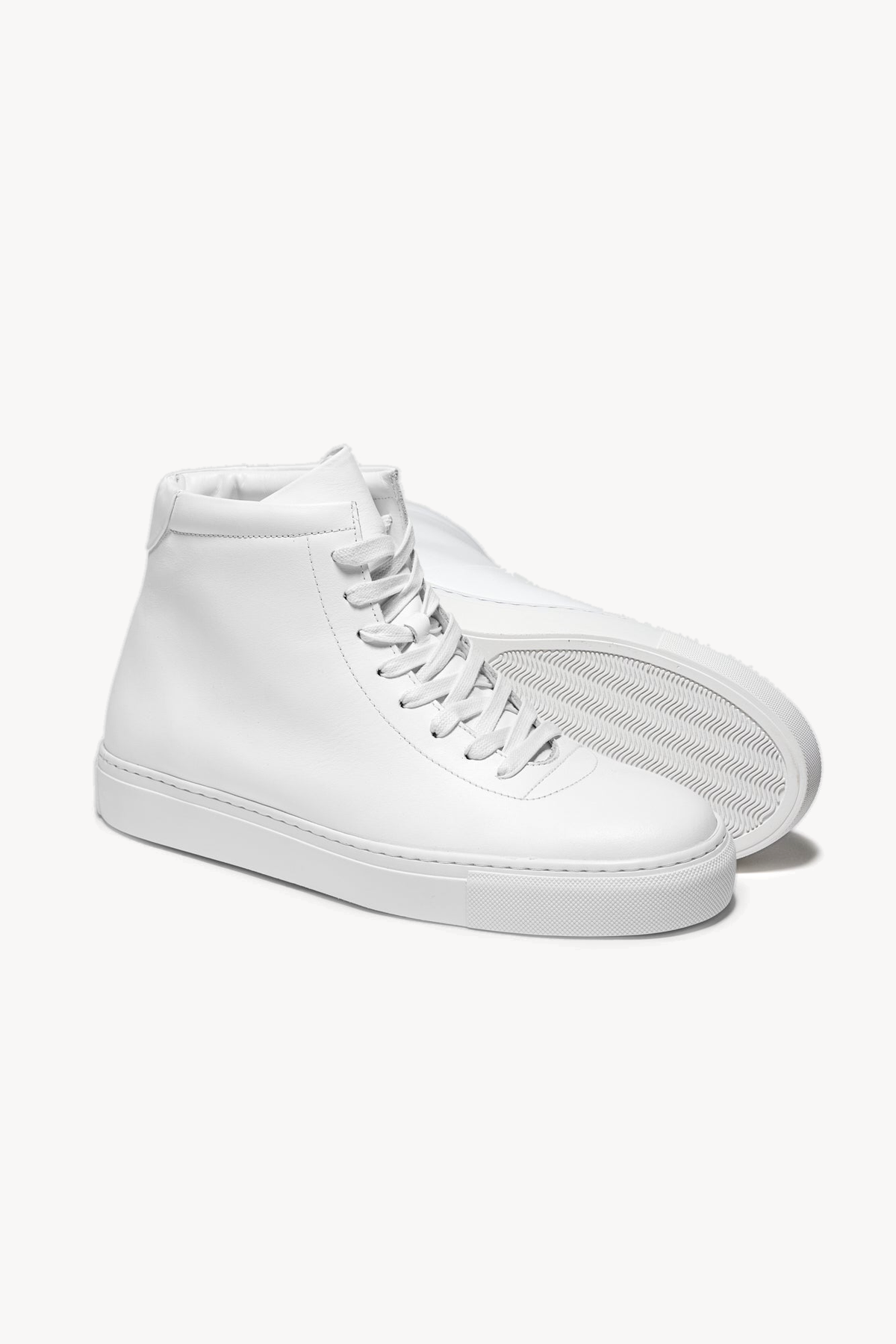 The Proper High-Top Sneaker — White — studio view 04