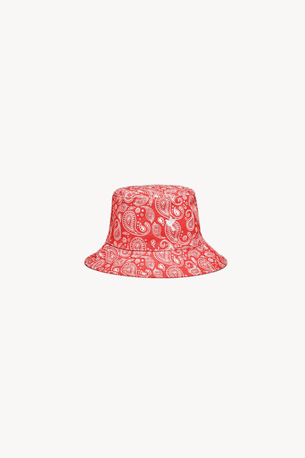 Paisley bucket hat — red — 1