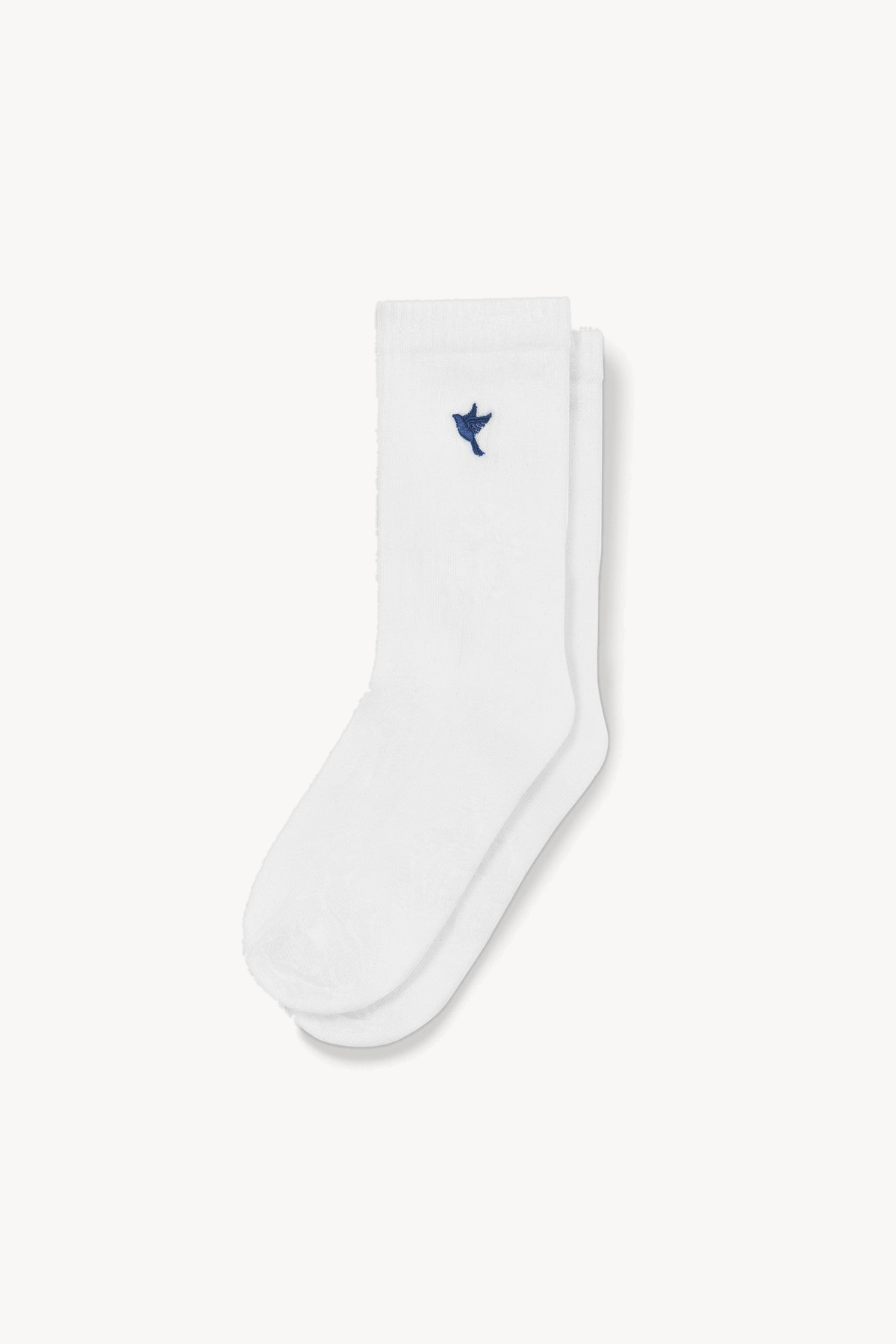 Dove socks — white / blue — 1