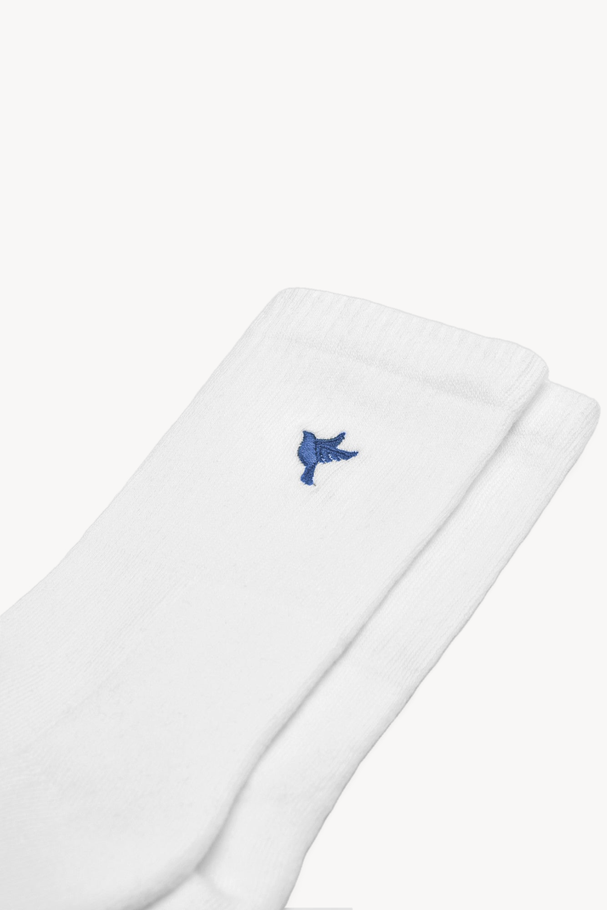 Dove socks — white / blue — 2