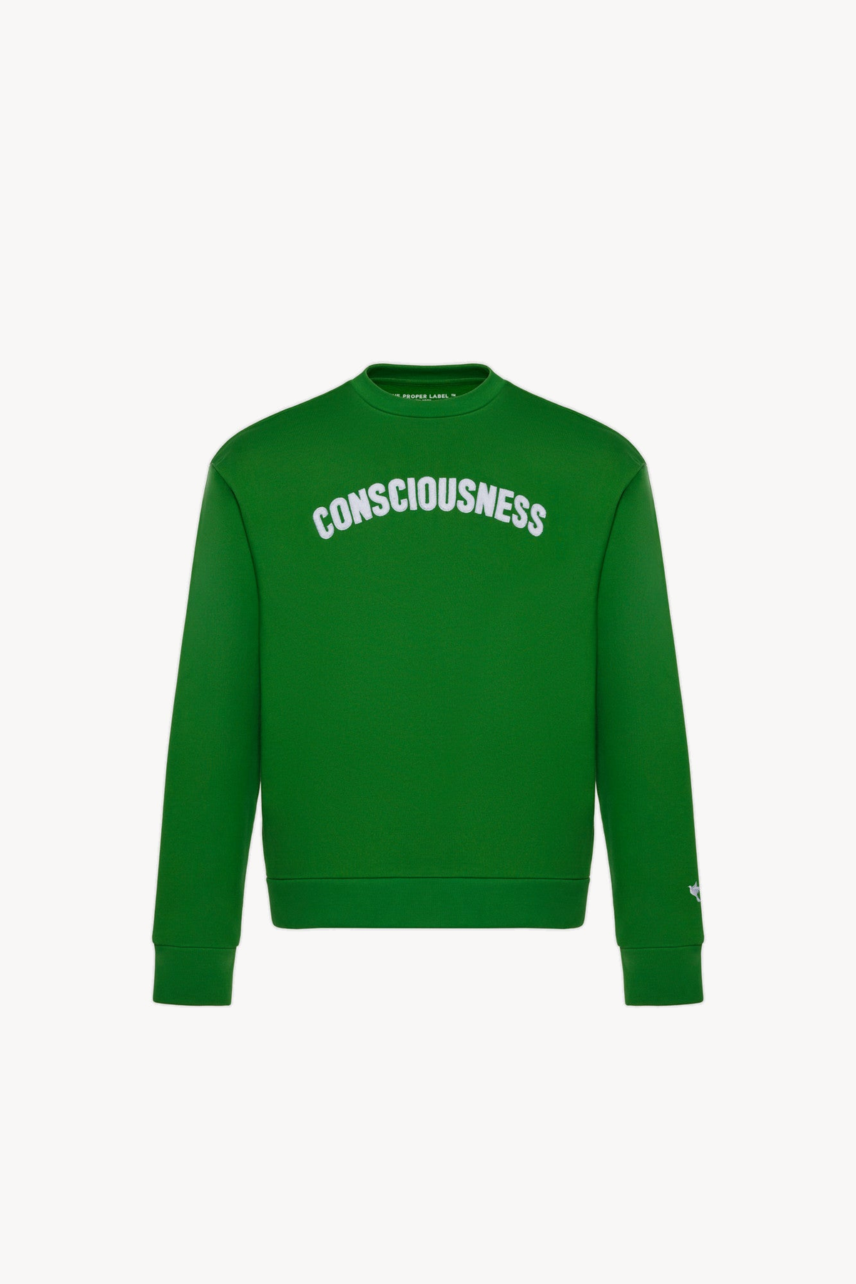 Consciousness sweatshirt — green — 1