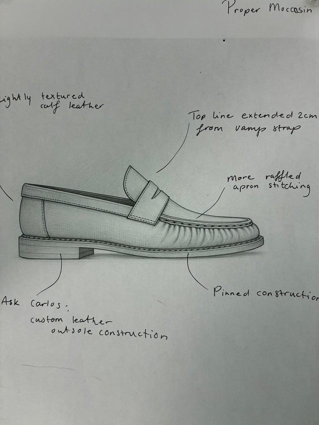 Form study — The Proper Moccasin® — pour lui