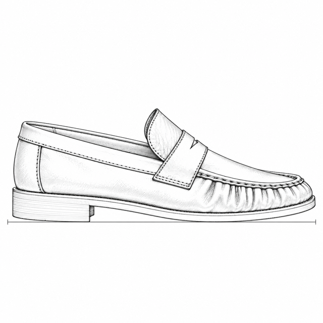 Étude de ligne — The Proper Moccasin® — pour lui