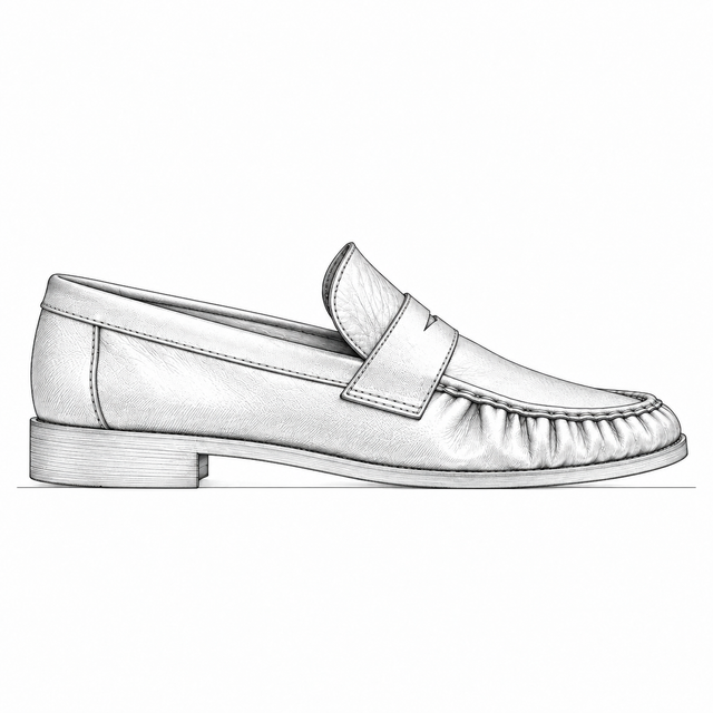 Form study — The Proper Moccasin® — pour elle