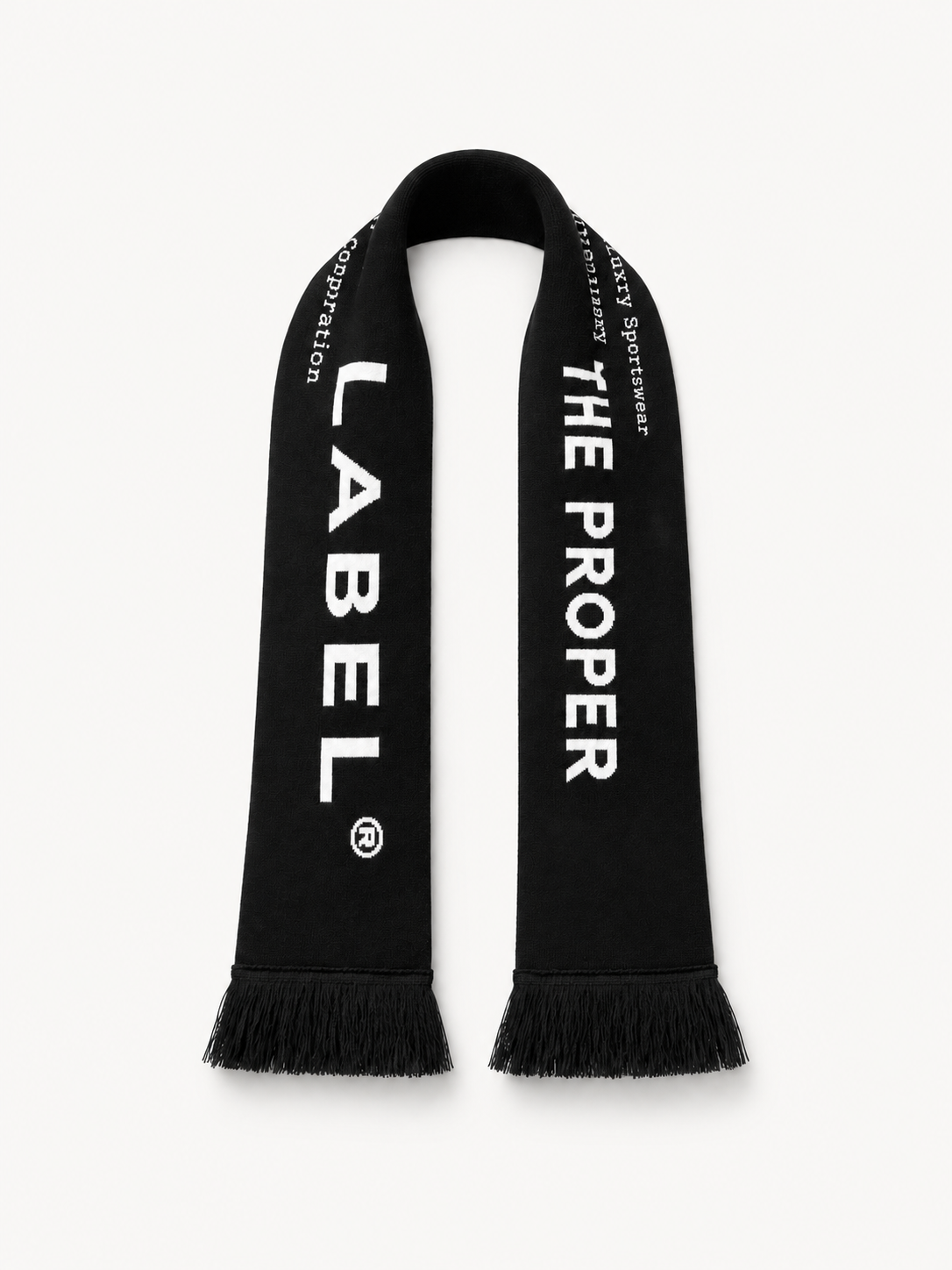 The Proper Scarf — Noir — principal product view