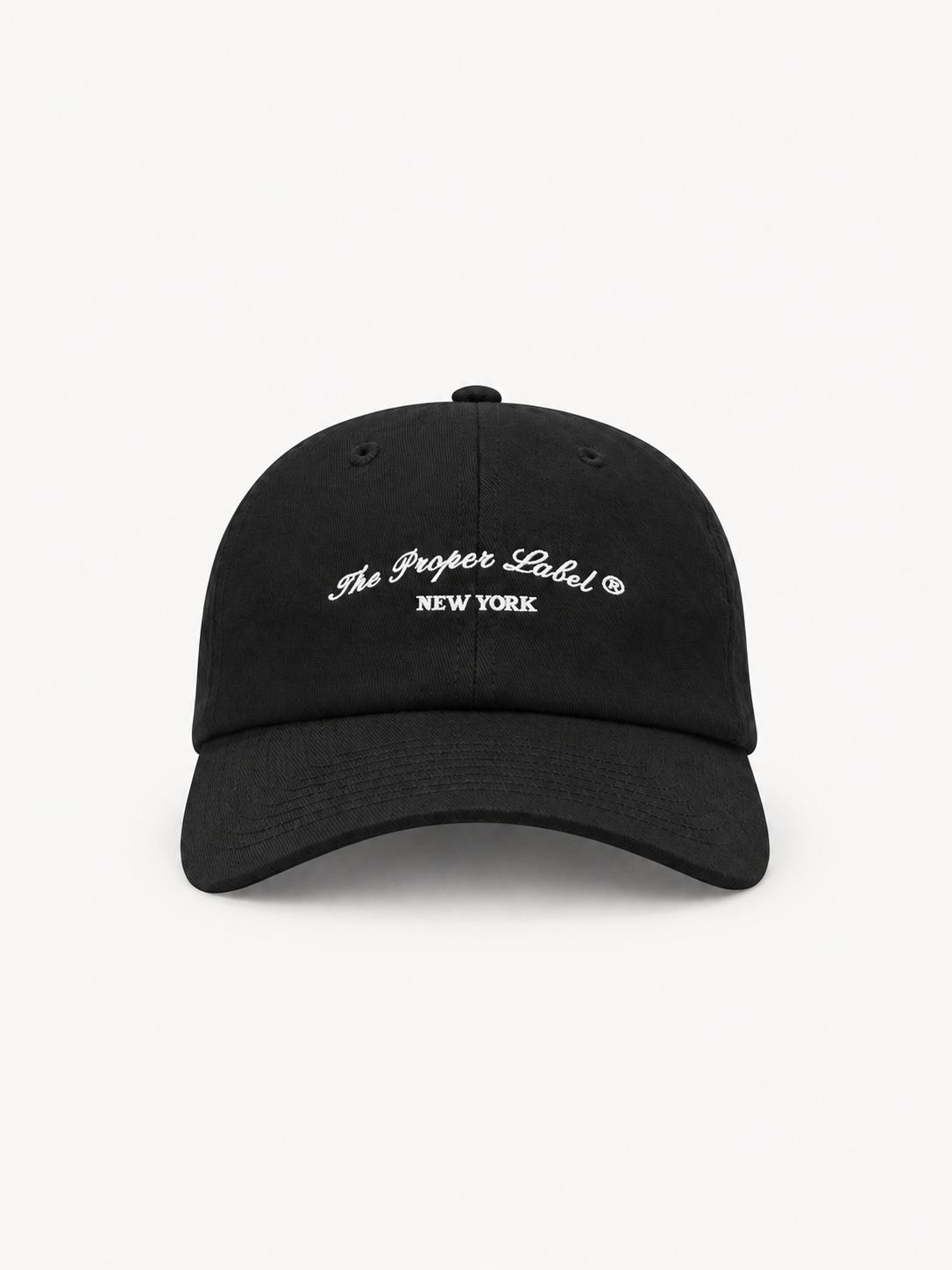 Signature Proper Cap — Noir — principal product view