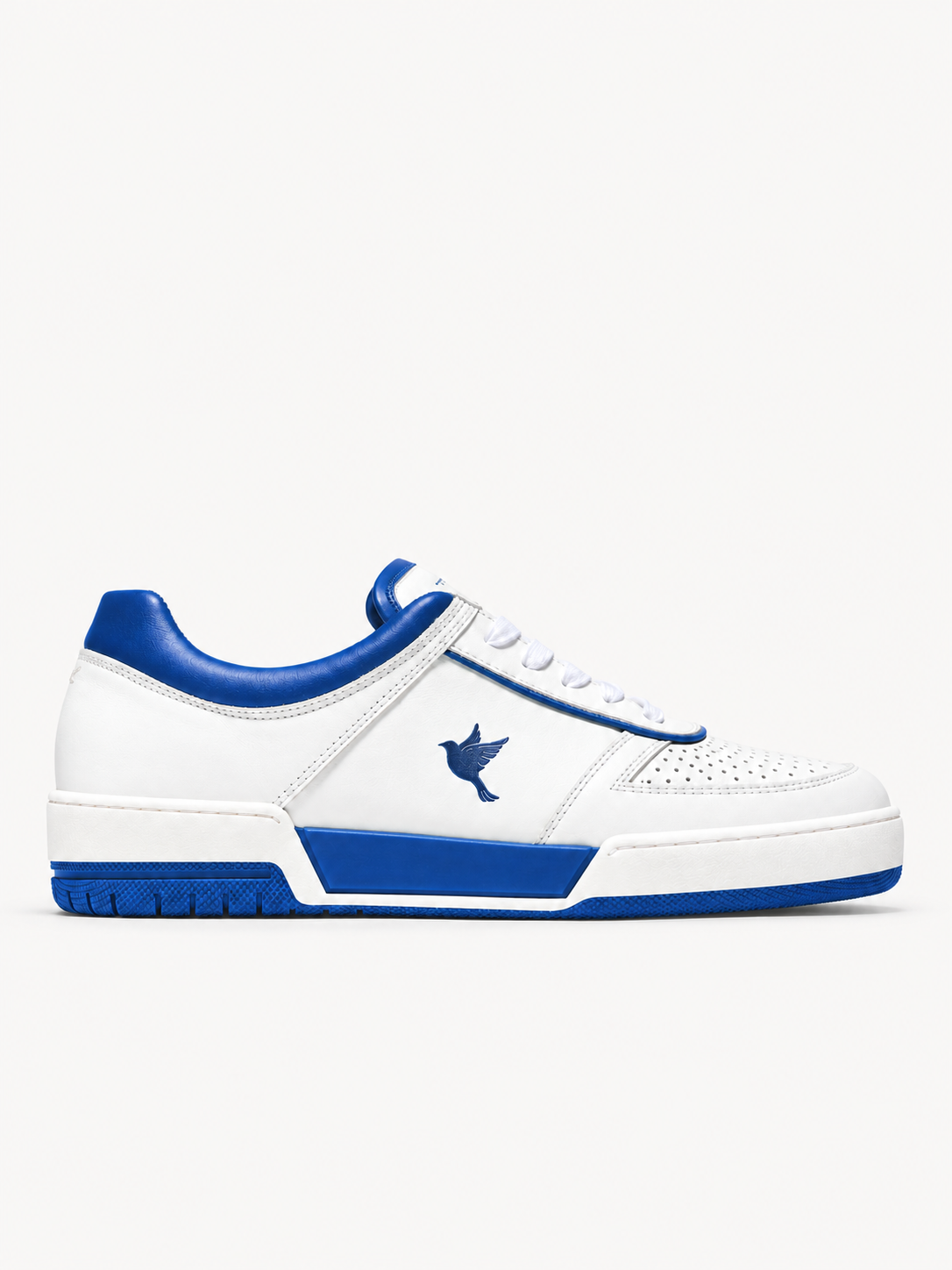 The PR003 — White / Blue — principal product view
